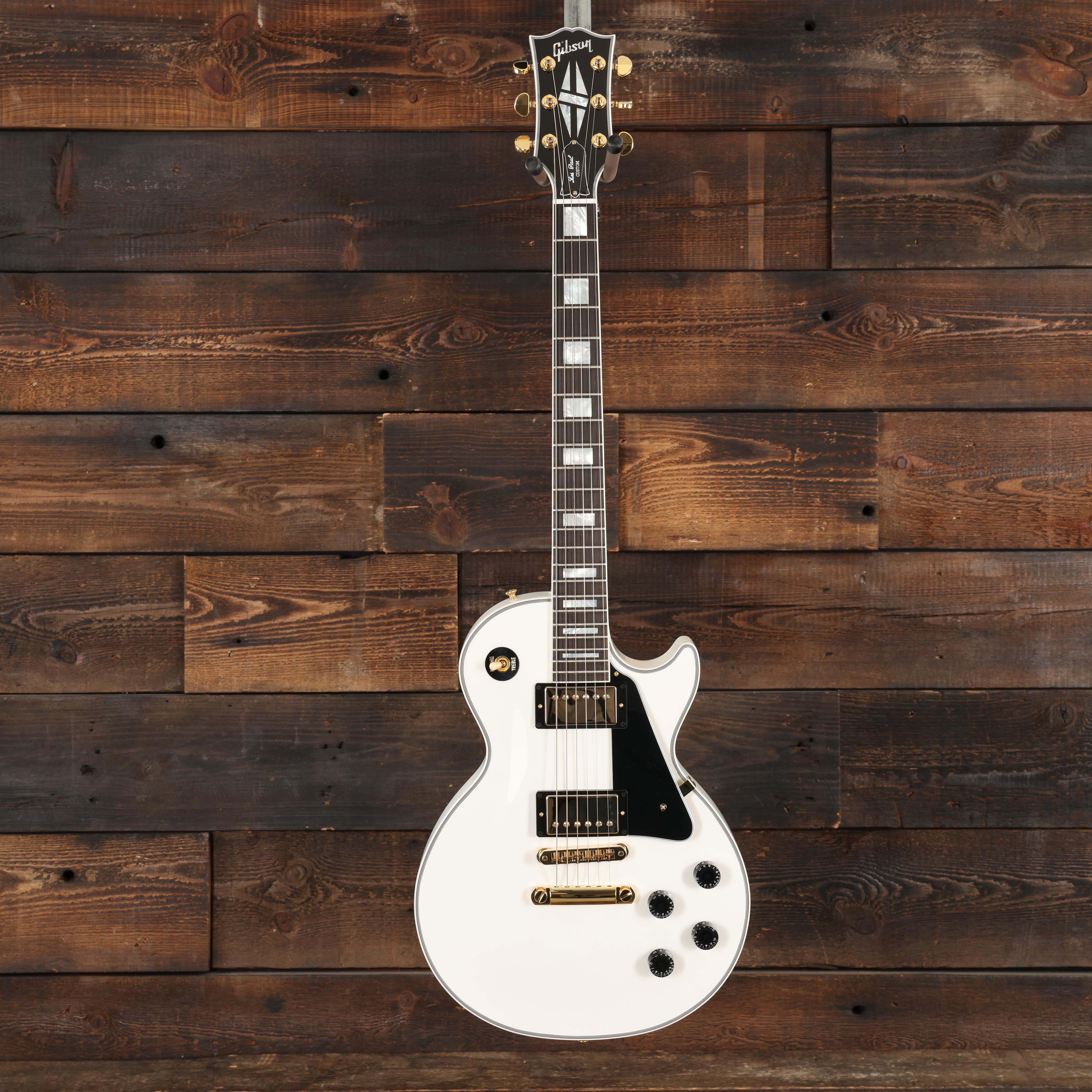 Gibson Custom Shop Les Paul Custom in Alpine White - Andertons